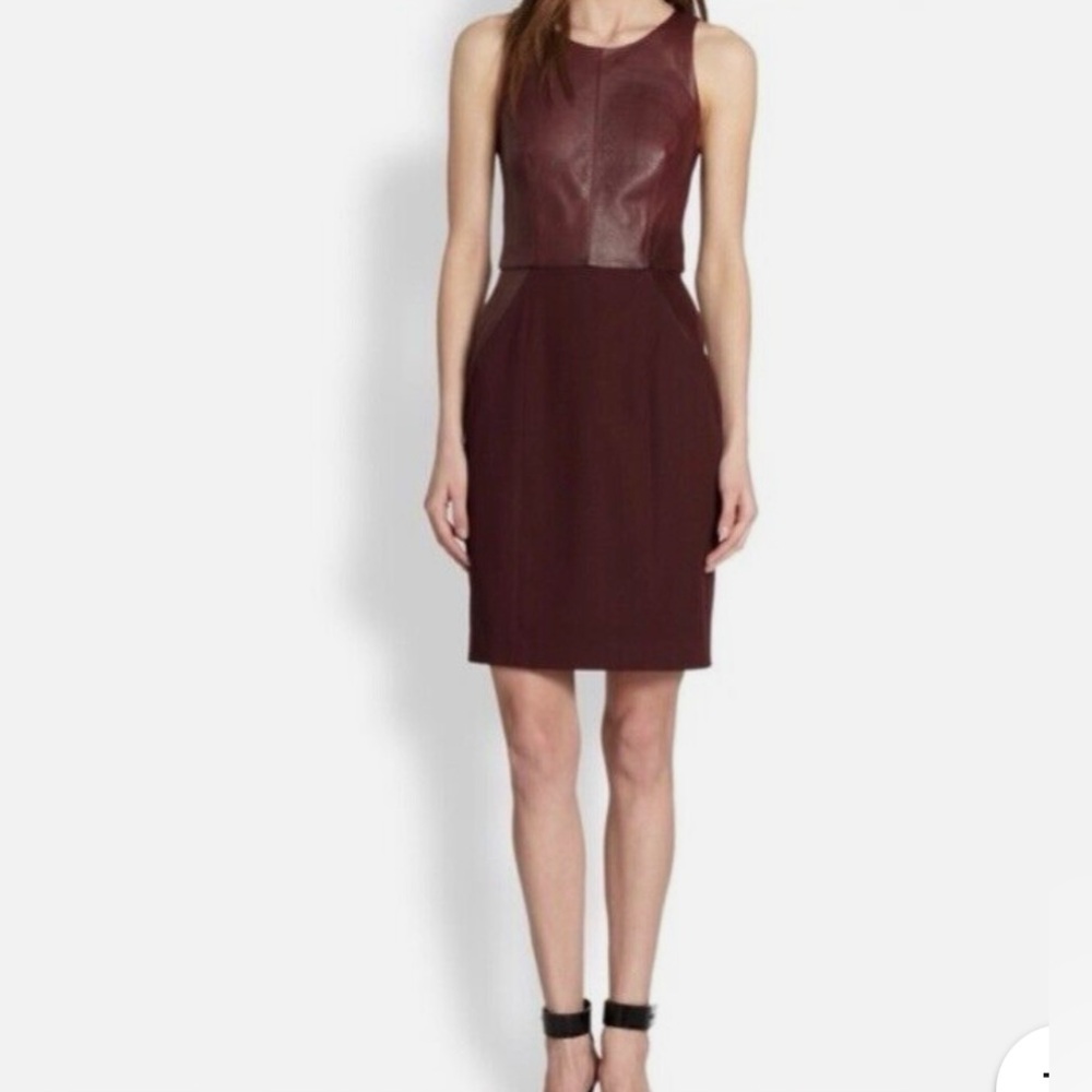 Sachin + Babi size 6 leather dress